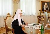 Святіший Патріарх Кирил провів засідання Вищої Церковної Ради в дистанційному форматі