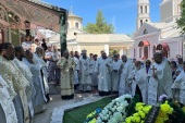 На 9-й день по преставлении архиепископа Чимкентского и Таразского Елевферия в Чимкенте состоялись заупокойные богослужения