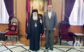 Russia’s ambassador to Israel meets with His Beatitude Patriarch Theophilos of Jerusalem