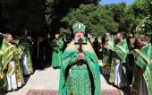Εορτάσθηκε προσευχητικά η εορτή της Αγίας Τριάδας στο Μετόχι της Ρωσικής Εκκλησιαστικής Αποστολής στη Χεβρώνα