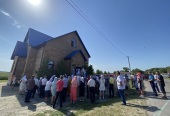 Пострадавшая от рейдерства «ПЦУ» община Украинской Православной Церкви построила новый храм