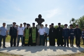 Памятник святому Александру Невскому освящен в Кантемировской дивизии