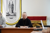 Патріарший екзарх всієї Білорусі очолив засідання Ради Інституту теології БДУ