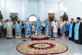 Патриарший экзарх всея Беларуси возглавил торжества по случаю праздника Сукневичской иконы Божией Матери в городе Сморгони Гродненской области