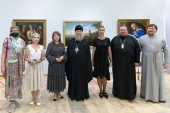 Митрополит Астанайский Александр посетил Государственный музей искусств имени А. Кастеева в Алма-Ате