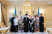 Награды Казахстанского митрополичьего округа вручены церковным труженицам, отметившим в текущем году личные памятные даты