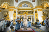 Vizita Patriarhului la Mitropolia de Tatarstan. Sfințirea după reconstrucție a catedralei situate pe locul aflării Icoanei Maicii Domnului de Kazan