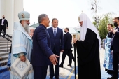 Святейший Патриарх Кирилл прибыл с однодневным визитом в Казань