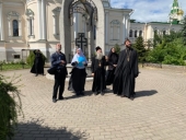 Глава Санкт-Петербургской митрополии ознакомился с ходом воссоздания колокольни Новодевичьего монастыря