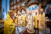 Блаженніший митрополит Київський Онуфрій очолив урочистості престольного свята в Ольгинському соборі української столиці