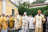 Ο μητροπολίτης Ιλαρίωνας τέλεσε τη Θεία Λειτουργία στον ναό του Μετοχίου της Αντιοχειανής Εκκλησίας στη Μόσχα