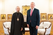 Митрополит Минский Вениамин встретился с послом Чехии в Белоруссии
