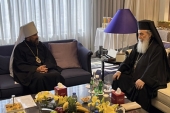 Metropolitan Hilarion of Volokolamsk meets with Primate of the Orthodox Church of Jerusalem