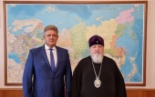 Відбулася зустріч митрополита Ставропольського Кирила з головою Ради при Президентові РФ у справах козацтва