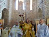В попразднство Преображения Господня на православном приходе в Хевизе (Венгрия) была совершена Литургия