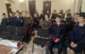 Студенты Первого казачьего университета посетили Синодальный комитет по взаимодействию с казачеством