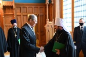 Metropolitan Hilarion of Volokolamsk awarded the Russian MFA’s Medal ‘For Cooperation’