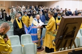Митрополит Минский Вениамин посетил Белорусскую медицинскую академию последипломного образования