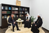 Состоялась встреча Святейшего Патриарха Кирилла с губернатором Волгоградской области и главой Волгоградской митрополии