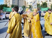 Предстоятель Русской Церкви освятил восстановленный Александро-Невский собор в Волгограде
