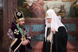Sanctitatea Sa Patriarhul Chiril a felicitat colaboratorii Departamentului pentru relațiile externe bisericești cu aniversarea a 75 de ani de la instituirea DREB