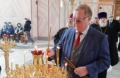 Александро-Невский собор Волгограда посетил председатель Императорского православного палестинского общества