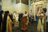 В Донском ставропигиальном монастыре молитвенно почтили память святителя Тихона, патриарха Московского и всея России