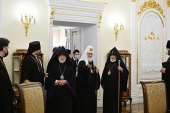 Состоялась встреча Святейшего Патриарха Кирилла с Верховным Патриархом и Католикосом всех армян Гарегином II