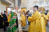 Святейший Патриарх Кирилл освятил храм в честь Казанской иконы Божией Матери в Орле