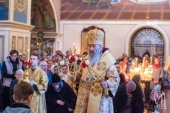 В Неделю 17-ю по Пятидесятнице Предстоятель Украинской Православной Церкви совершил Литургию в Киево-Печерской лавре
