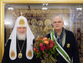 Întâlnirea Sanctității Sale Patriarhul Chiril cu Nichita Mihalkov