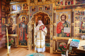 Slujirea Patriarhului în Duminica a 19-a după Cincizecime la schitul „Sfântul Alexandru Nevski”