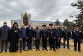 В Ейске освящен памятник благоверному князю Александру Невскому