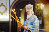В праздник Казанской иконы Божией Матери Предстоятель Русской Церкви совершил Литургию в Храме Христа Спасителя
