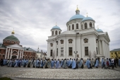 Πραγματοποιήθηκαν στην πρωτεύουσα του Ταταρστάν πανηγυρικές λατρευτικές εκδηλώσεις προς τιμήν της Παναγίας του Καζάν