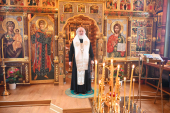 Slujirea Patriarhului în Sâmbăta Morților precedentă zilei de pomenire a Sfântului Mare Mucenic Dimitrie la schitul „Sfântul Alexandru Nevski”