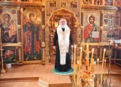 В Димитриевскую родительскую субботу Святейший Патриарх Кирилл совершил панихиду в Александро-Невском скиту