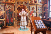 Slujirea Patriarhului în Duminica a 20-a după Cincizecime la schitul „Sfântul Alexandru Nevski”