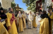 Иерарх Иерусалимской Церкви посетил подворье Русской духовной миссии в Яффе