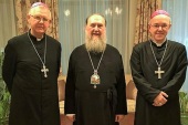 Митрополит Астанайский Александр и католический архиепископ Томаш Пэта обсудили вопросы межхристианского и межрелигиозного диалога в Казахстане