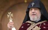 Поздравление Верховного Патриарха и Католикоса всех армян Гарегина II Святейшему Патриарху Кириллу с 75-летием со дня рождения