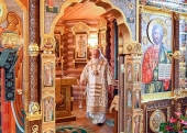 У день свого 75-річчя Святіший Патріарх Кирил звершив Літургію в Олександро-Невському скиті