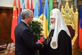 Голова Державної Думи РФ В.В. Володін привітав Предстоятеля Руської Церкви з 75-річчям від дня народження