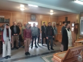 Члены российской межведомственной делегации посетили полевой храм на базе Хмеймим в Сирии