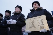 В Северной столице освящен закладной камень на месте будущего памятника праведному Феодору Ушакову