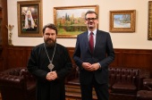 Состоялась встреча митрополита Волоколамского Илариона с новоназначенным послом Австрии в России