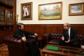 Митрополит Волоколамский Иларион встретился с послом Испании в России