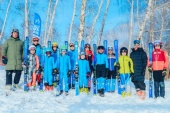При участии Синодального отдела по делам молодежи организован выезд детей и подростков на соревнования по горнолыжному спорту