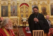 На Антиохийском подворье в Москве отметили 80-летие митрополита Филиппопольского Нифона