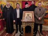 Представитель ОВЦС и делегация Фонда поддержки христианской культуры и наследия посетили Александро-Невский монастырь в Углевике